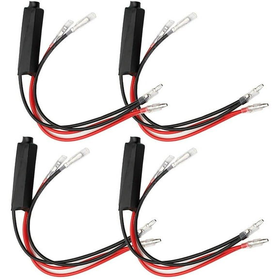 4 x Universal 12V Motorcycle Turn Signal LED Load Resistor Flash Blinker Fix Error