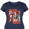 thumbnail image 3 of Marvel - Black Widow Grid - Maternity Scoop Neck Graphic T-Shirt, 3 of 5