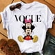 thumbnail image 2 of Minnie Mouse camiseta niñas mujeres Kawaii Top dibujos animados gráfico camisetas divertidas Harajuku Disney camiseta moda camiseta ropa femenina Gao Jinjia LED, 2 of 2