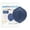 Blue, variant on WellBefore KN95 Disposable 5Ply Face Masks, Pack of 10, Medium, Black, Individually Wrapped, Adjustable Ear Loops