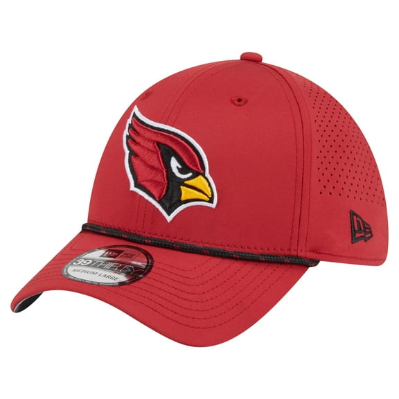 Men's New Era Cardinal Arizona Cardinals Perforated 39THIRTY Flex Hat