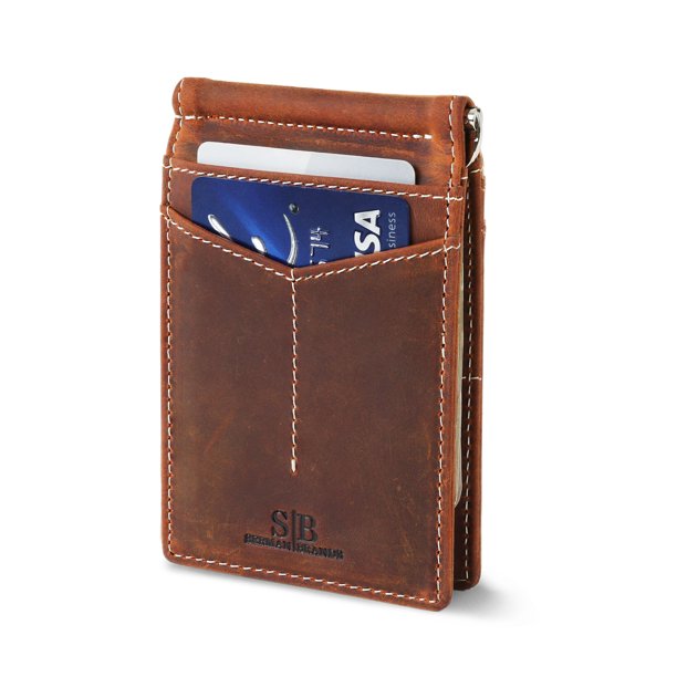 Serman Brands SERMAN BRANDS RFID Blocking Wallet Slim Bifold Genuine