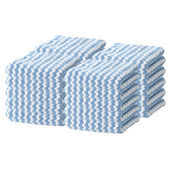 Cleaning Supplies - Cleaning Appliances - 20-Piece Ultra-Fine Fiber Cleaning Cloth Set - Blue(20*Cleaning Cloth - Blue)