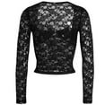 thumbnail image 5 of Long Sleeve Crop Tops for Women Crewneck Stretch Slim Fitted Round Neck Ribbed Long Sleeve Basic Tee Tunic Tops Fall Pullover Shirts Tight Tee, 5 of 5