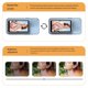 thumbnail image 2 of Cateissary Pantalla de alta definición para selfies magnéticas inalámbricas Selfie magnético para pantalla de selfies de Electrónica niña rosa, 2 of 4