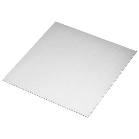 Uxcell 1Pc 304 Stainless Steel Sheet Brushed Finish for Industry, 0.5mm x 300mm x 300mm