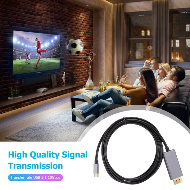 1.8M USB C To Displayport Cable USB3.1 8K@60Hz USB C To DP Cable for Laptop