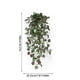 thumbnail image 3 of Decoración de pared de vegetación artificial colgante | Planta colgante de pared de enredadera de plástico realista con follaje exuberante y cascada | Jardín vertical de acento de pared de falso, 3 of 8
