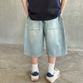 thumbnail image 5 of Boys Jean Shorts Slim Fit Half Pants Pocket Jean Shorts Boys Summer Clothes Kids Boys Jeans Size 7-8 Years Cute&nbsp;Boy&nbsp;Clothing, 5 of 9