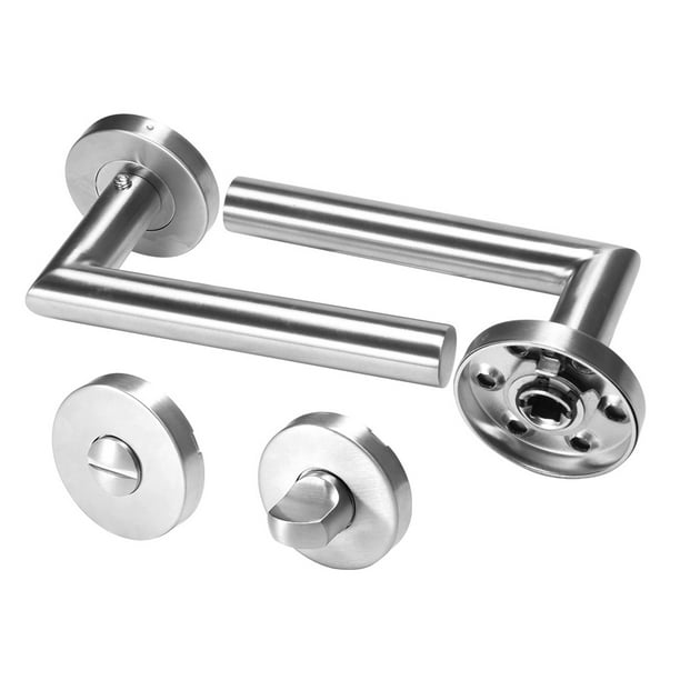 Manija De Puerta De 2 Piezas, Accesorio De Muebles De Acero Inoxidable, Accesorios De Cerradura Ajustable, Componente De Barras De Puertas De Pestillo Para Reemplazar Eigraketly HA025923-03