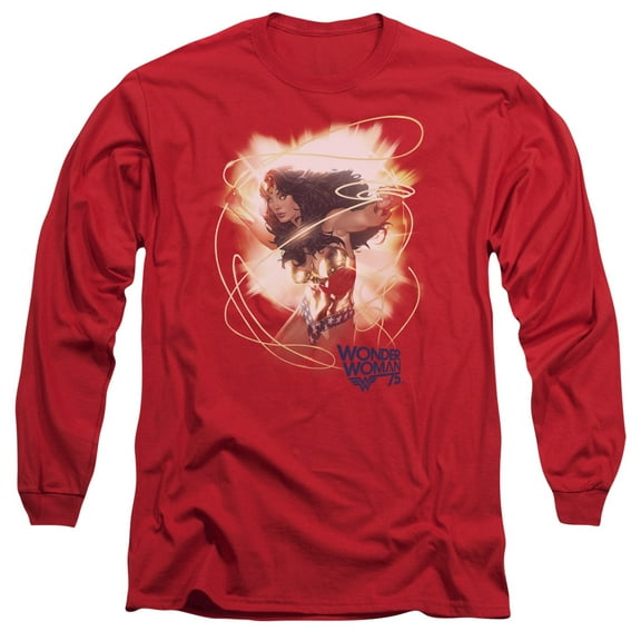 Wonder Woman - 75Th Burst - Long Sleeve Shirt - X-Large