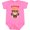Raspberry, variant on Inktastic Pug Dog Loved by a Pug Boys or Girls Baby Bodysuit