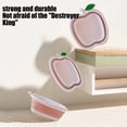 thumbnail image 6 of Aoznliie Collapsible Wash Basin, Apple Shape Space Saving Foot Soaking Tub for Cleaning, 12x13 inch Plastic Portable Basin for Camping Travel, Pink, 6 of 6