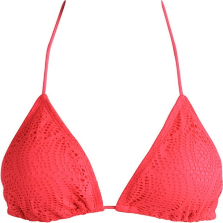 G21 - G21 Juniors Crochet Triangle Bikini Top - Walmart.com