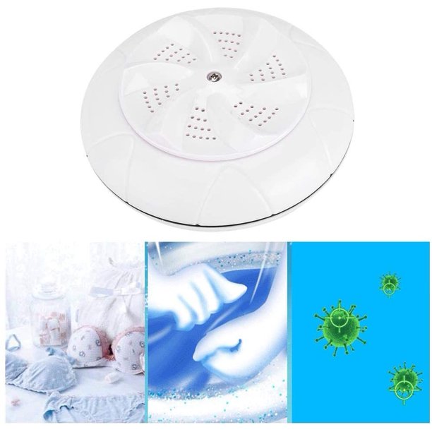Mini portátil Turbo lavadora eléctrica automática lavadora lavandería hogar pequeño ultrasónico Turbo viaje Adepaton MZQ-0373-2