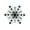 Green, variant on Stylish Snowflake Crystal Brooch Lightweight Alloy Lapel Pin Secure Fastening Design For Outfit Decoration
