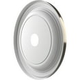 thumbnail image 4 of Ekena Millwork 22"OD x 3 1/2"ID x 1 1/2"P Traditional Thermoformed PVC Ceiling Medallion (Fits Canopies up to 13 1/2"), Metallic Charcoal, 4 of 10