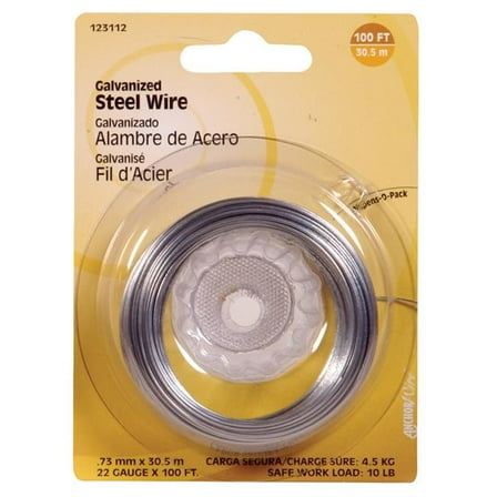 100 ft. 22 Gauge Galvanized Steel Wire