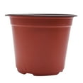thumbnail image 6 of 100Pcs Nursery Seedlings Pots, 5.5" x 5" Plastic Planting Flowerpots Gardening Pot Cups Seed Starting Flower Containers for Succulents, Brick Red, 6 of 7