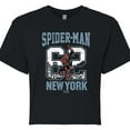 thumbnail image 3 of Marvel Spider-Man - 62 New York - Juniors Cropped Graphic T-Shirt, 3 of 5