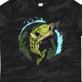thumbnail image 4 of Inktastic Leaping Bass Fish Fishing Illustration Boys or Girls Toddler T-Shirt, 4 of 5