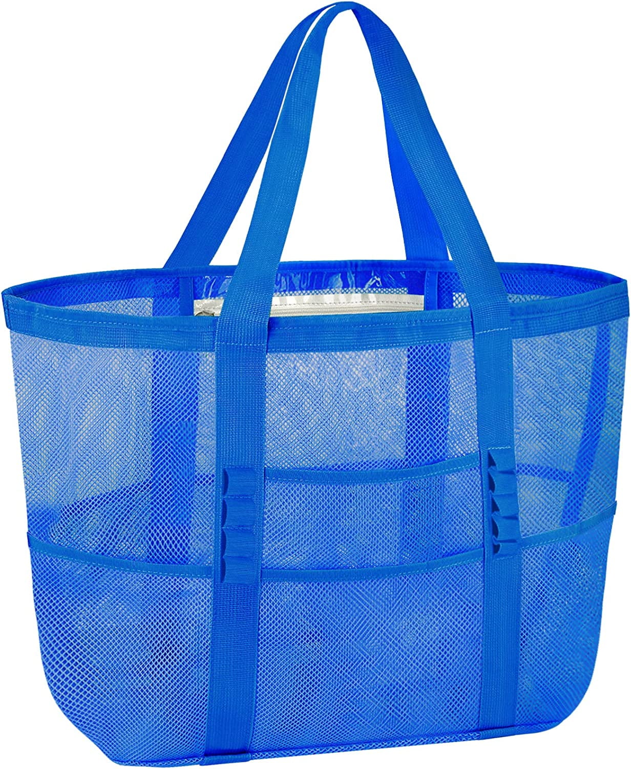 UMMH Large Beach Bag Pool Bags Mesh Beach Tote for Toys Towel flip