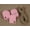 Baby Pink, variant on 100 Pcs Wedding Favor Hang Tag Rectangular Shape Heart Punched Gift Tags with Free Natural Jute Twine - Colors Available