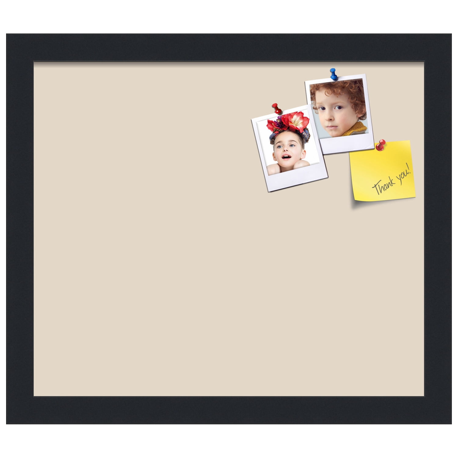 PinPix 14x12 Custom Cork Bulletin Board Desert Pastel Poster Board Has a Fabric Style Canvas Finish, Framed in Desert Pastel, by ArtToFrames (PinPix-1815)