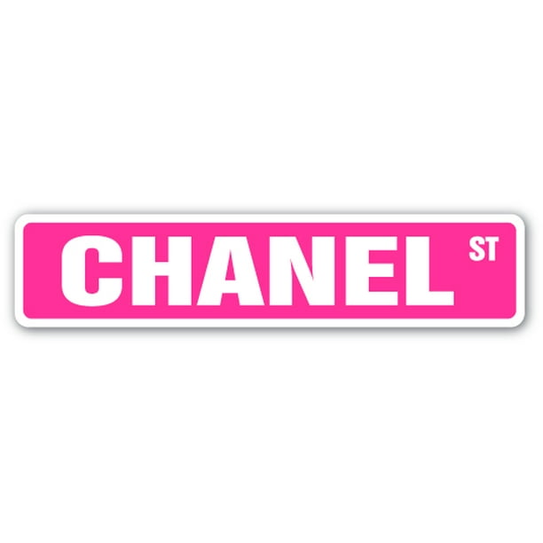 Chanel Street [3 Pack] of Vinyl Decal Stickers |for Laptop Car 