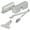 Silver, variant on DC703BC-WHITE DC70 Door Closer; White Finish