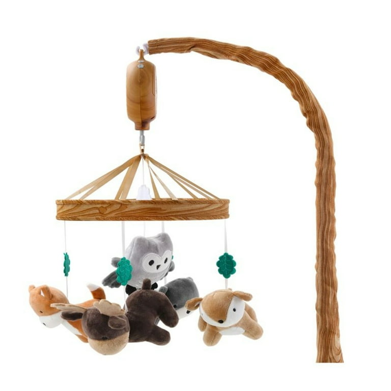 The Peanutshell Whimsical Woodland Musical Crib Mobile photo 1