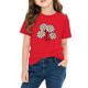 thumbnail image 3 of Blusas y camisas de manga corta con cuello redondo para niños y niñas, camisetas gráficas de manga corta, blusas con estampados bonitos para la temporada escolar., 3 of 8