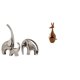 thumbnail image 1 of Escultura De Cerámica De Elefante Y Animales, Estatua Coleccionable, Adorno Para El Hogar, Estante, Soporte De TV, Dormitorio, Estantería, Decoración., 1 of 8