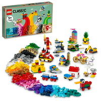 LEGO Classic 90 Years of Play Building Set with 15 Mini Builds (1100 Pieces)