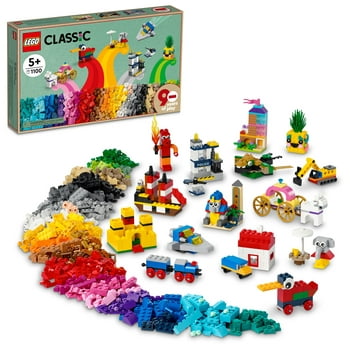 LEGO Classic 90 Years of Play 11021 Building Set with 15 Mini Builds