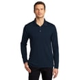 thumbnail image 7 of Port Authority Long Sleeve Solid Polo (Men's) 1 Pack, 7 of 7