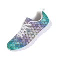 thumbnail image 5 of Chririnla Mermaid Scales Trekking Outdoor Sneaker, Lace up Lightweight Mesh Running Shoes for Jogging and Gym, 5 of 11