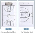 thumbnail image 4 of Premium Basketball Coaches Clipboard,Double-Sided Dry Erase White Board with Pen, 4 of 7
