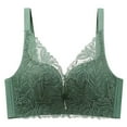 thumbnail image 2 of Abcnature Plus Size Bras for Women Comfortable Breathable no Steel Sexy Lace Gathering Adjustment Lift Bras, 2 of 5