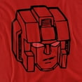 thumbnail image 2 of Transformers Starscream Head Women's T Shirt, Red, 2X-Large, 2 of 6