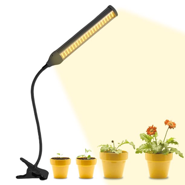 Clip en Luces Cultivo Plantas LED Regulable 12 V para Interiores