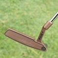 thumbnail image 3 of Vintage Bronze Golf Putter - Classic Blade Design with Leather Grip, Rust-Proof Finish for Course/Training GRFQ708-32 inches, 3 of 5