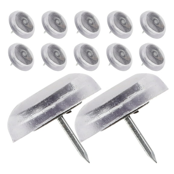 Amosfun 24pcs Thumbtacks Furniture Nails Silicone Anti Slip Protectors for Office Workers