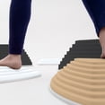 thumbnail image 2 of JumpOff Jo RockSteady Plus Balance Stepping Stones and Toddler Sensory Play, Black Gold - Set of 12, 2 of 7
