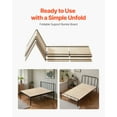 thumbnail image 4 of VEVOR Twin Size Bunkie Board, 0.4 in Foldable Bed Board Slats with Connection, Wooden Mattress Support for Twin Size Bed, Support under Mattress Boards, Ready to Use, 8 Piece, Burlywood, 4 of 9