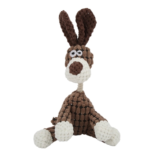 Pet Squeaky Toy, Daily Entertainment Bite Dog Plush Toy Teeth Grinding Anxiety Reduction Washable For Small Medium Large Dogs