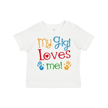 

Inktastic My Gigi Loves Me Grandchild Gift Toddler Boy or Toddler Girl T-Shirt