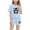 Sky Blue, variant on ZhuoLiL Clothes Sets for Girls 10 And 12 Fashion Boy And Girls' Casual Short Sleeve Round Neck Collar Botton Printed Short Pants Sets(5-14Y)