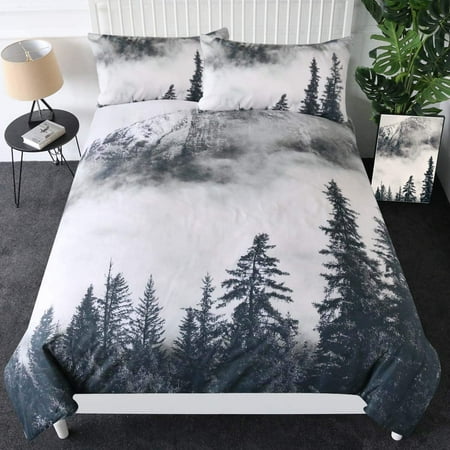 Smoky Mountain Bedding Forest Duvet, What Do U Put Inside A Duvet Cover