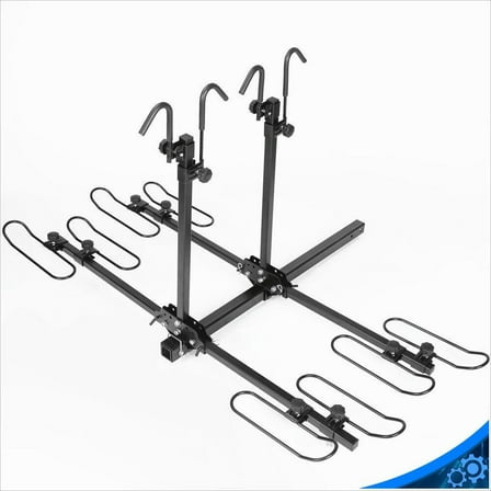 Heavy Duty 4 Bike Bicycle 2" Hitch Mount Carrier Platform Rack Car Truck SUV